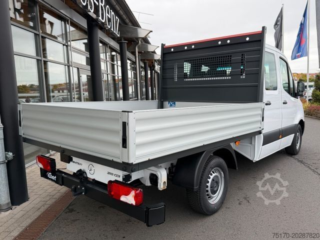 Curtain sider van MERCEDES-BENZ Sprinter 319 CDI 3665 DoKa AHK Klima LED