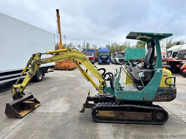 Minibagger Yanmar B25V snelwissel + 2 bakken