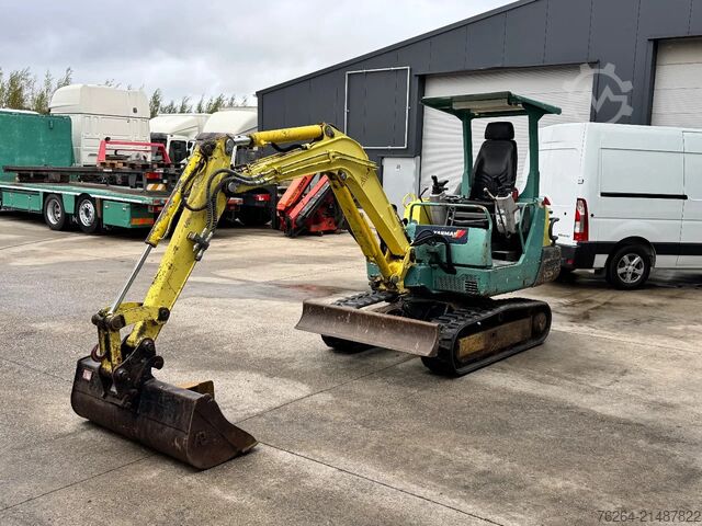 Minibagger Yanmar B25V snelwissel + 2 bakken
