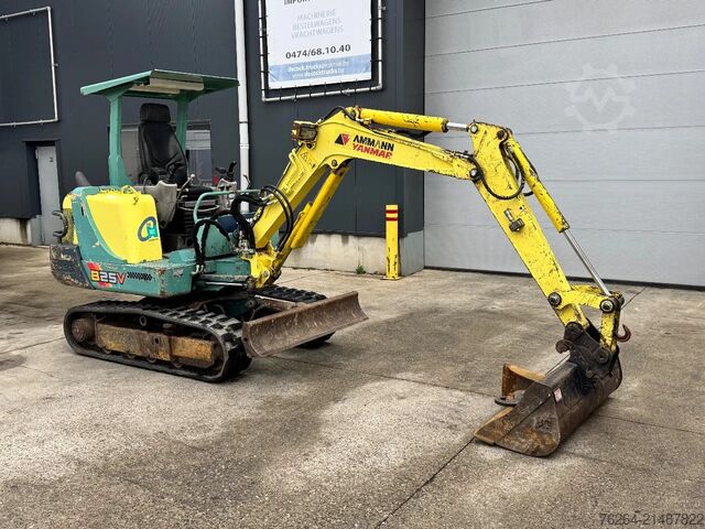 Minibagger Yanmar B25V snelwissel + 2 bakken