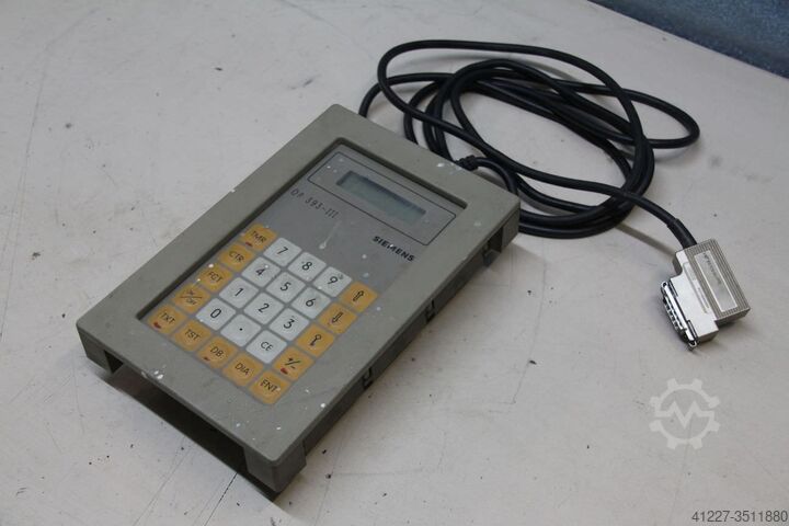 Control device Siemens OP 393-III 6ES5393-OUA 15