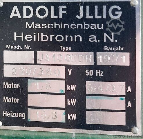 Thermoforming Machine Adolf Illig UA 100 EDH