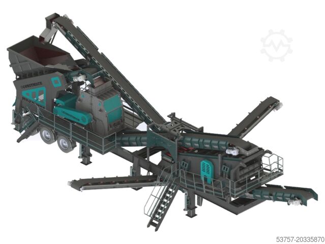 Brechanlage / mobile Brecheranlage Constmach Mobile Crushing Plant Mobile Tertiary Impact Crushing Plant