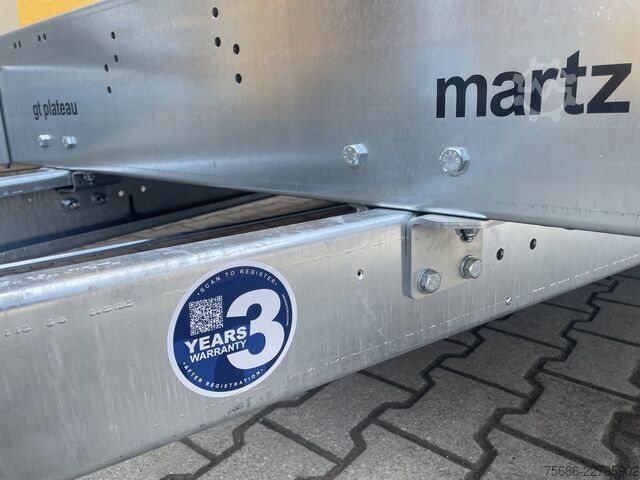 Autotransporter Anhänger Martz 406cm x 211cm 2,7T + Rampen + Seilwinde