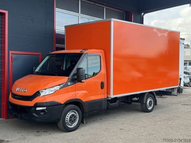Transporter mit Koffer IVECO Daily 35S14A Hi-Matic Klima 4,35m Portaltüren