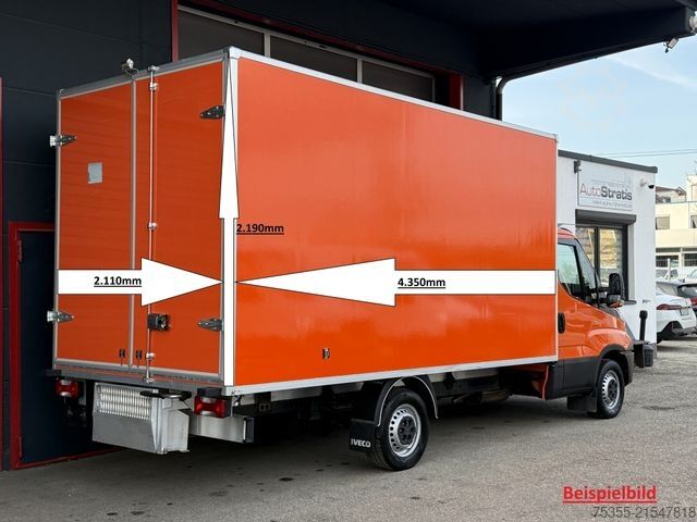 Transporter mit Koffer IVECO Daily 35S14A Hi-Matic Klima 4,35m Portaltüren