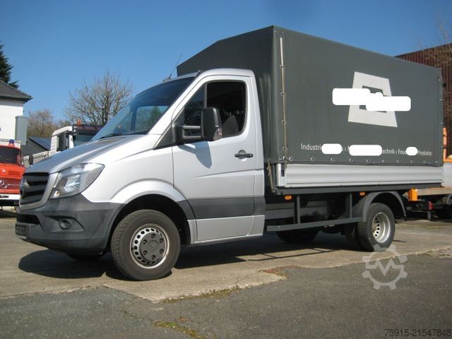 Curtain sider van MERCEDES-BENZ 513CDI Sprinter/ 3,60m-Aufbau /45.000 KM/Tüv neu