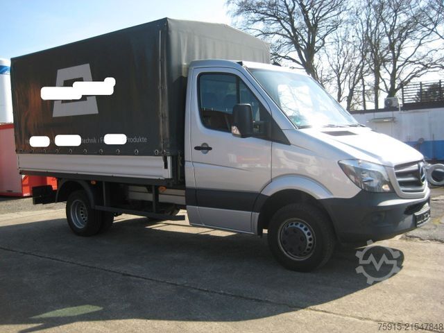 Curtain sider van MERCEDES-BENZ 513CDI Sprinter/ 3,60m-Aufbau /45.000 KM/Tüv neu