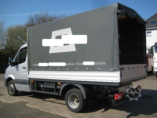 Curtain sider van MERCEDES-BENZ 513CDI Sprinter/ 3,60m-Aufbau /45.000 KM/Tüv neu