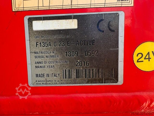 Crane Iveco Stralis 420 + 6X2 + FASSI F 135 - 3X EXT. + REM...