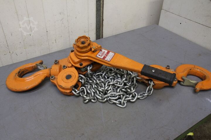 Lever chain hoist 9 ton Hadef Ratschzug Fig 53/07 (1,5m)