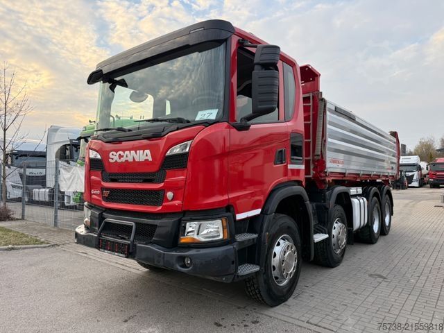 Dreiseitenkipper LKW SCANIA G410 8x4 XT 3-Seiten-Kipper/Retarder/Klima