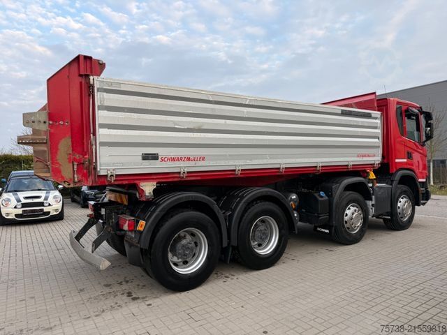 Dreiseitenkipper LKW SCANIA G410 8x4 XT 3-Seiten-Kipper/Retarder/Klima