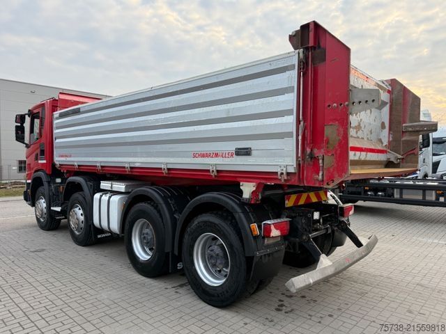 Dreiseitenkipper LKW SCANIA G410 8x4 XT 3-Seiten-Kipper/Retarder/Klima