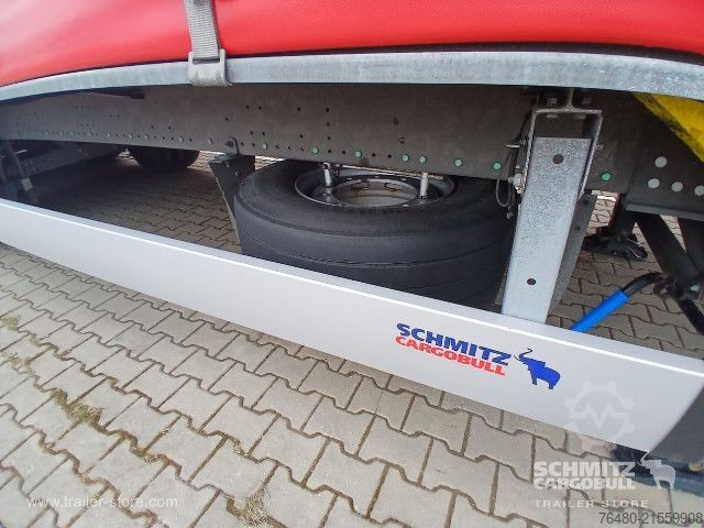 Auflieger mit Pritsche & Plane Schmitz Cargobull Schiebeplane Mega