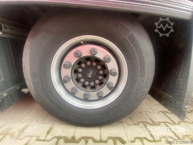 Auflieger mit Pritsche & Plane Schmitz Cargobull Schiebeplane Mega