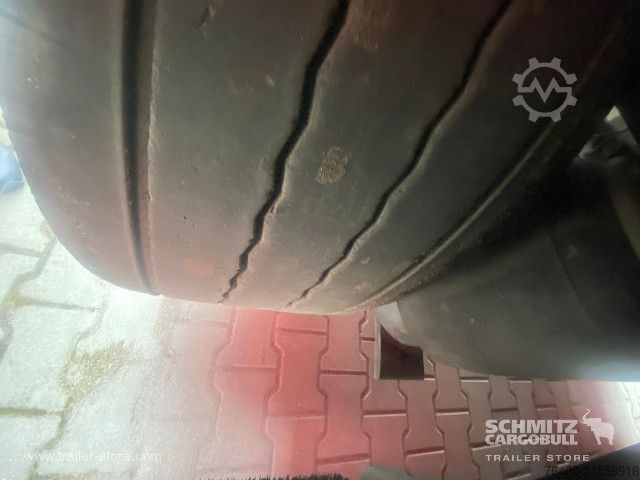 Auflieger mit Pritsche & Plane Schmitz Cargobull Schiebeplane Mega