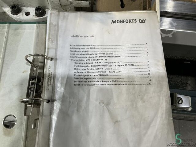 Horizontal lathes  Monforts KNC 800 x 4000mm CycleTurn 2007 Monforts KNC 800 x 4000mm CycleTurn