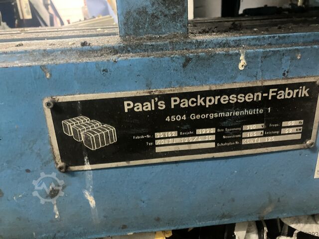 Ballenpresse Paal Konti 125D Paal Paal Konti 125D