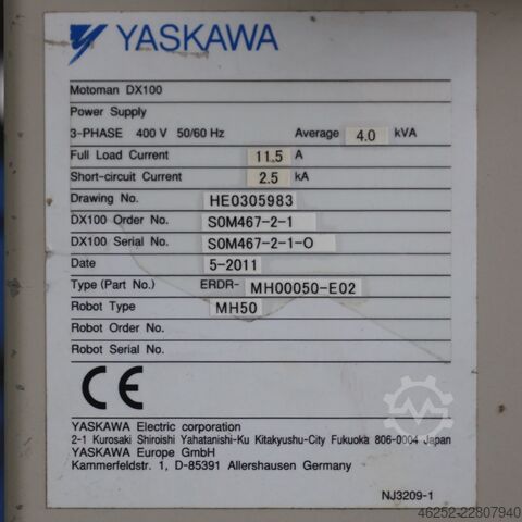 Industrieroboter Yaskawa Motoman MH50 mit DX100
