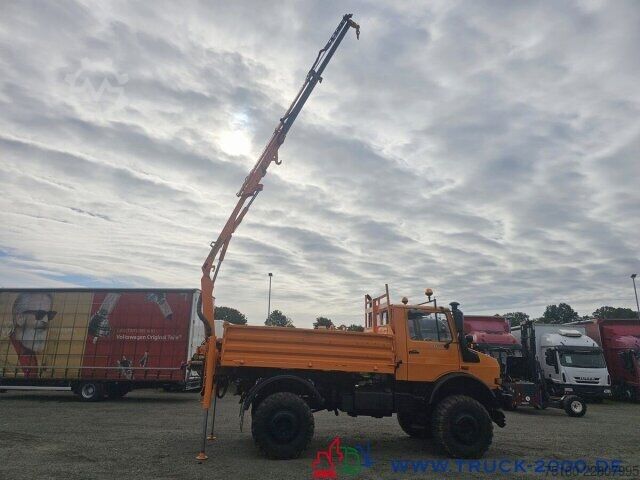 Autokran Unimog U2150 4x4 Kran abnehmbar Palfinger Hakenhöhe 10m