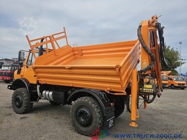 Autokran Unimog U2150 4x4 Kran abnehmbar Palfinger Hakenhöhe 10m