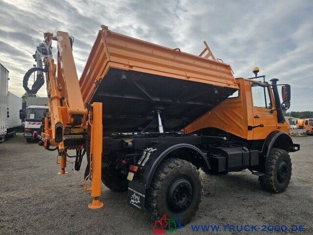 Autokran Unimog U2150 4x4 Kran abnehmbar Palfinger Hakenhöhe 10m