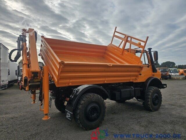 Autokran Unimog U2150 4x4 Kran abnehmbar Palfinger Hakenhöhe 10m