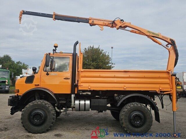 Autokran Unimog U2150 4x4 Kran abnehmbar Palfinger Hakenhöhe 10m