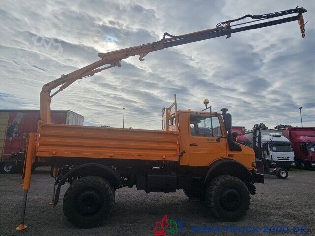 Autokran Unimog U2150 4x4 Kran abnehmbar Palfinger Hakenhöhe 10m