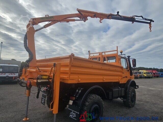 Autokran Unimog U2150 4x4 Kran abnehmbar Palfinger Hakenhöhe 10m