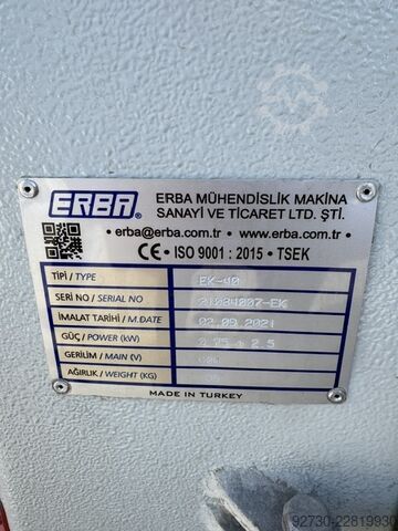 Vibratory finishing machine Erba EK40 Fan