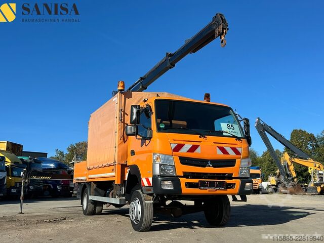 Transporter mit Kipper Mitsubishi Fuso Canter6C18/KranHIAB/4x4Allrad/Klima