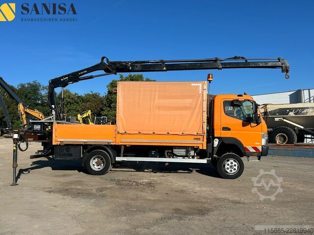 Transporter mit Kipper Mitsubishi Fuso Canter6C18/KranHIAB/4x4Allrad/Klima