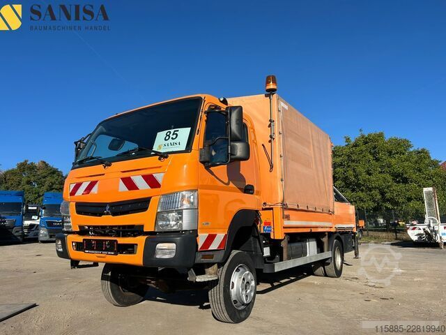 Transporter mit Kipper Mitsubishi Fuso Canter6C18/KranHIAB/4x4Allrad/Klima