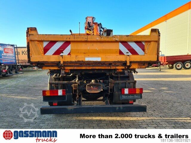 Kipper LKW Mercedes-Benz Atego 1823 AK 4x4 mit Kran Atlas 85.2, Funk,