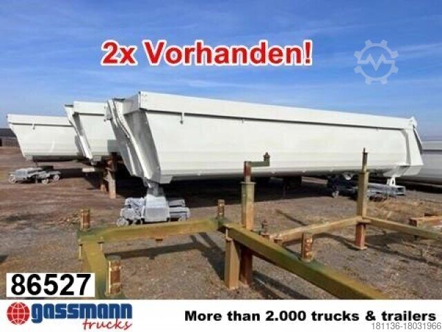 Tipper truck Schmitz SR14 7.2XH1460 Stahlmulde ca. 24m³