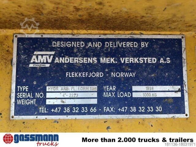 Special purpose truck Iveco Trakker AD260T36 6x4, AMV Hubsteiger + Kompressor,