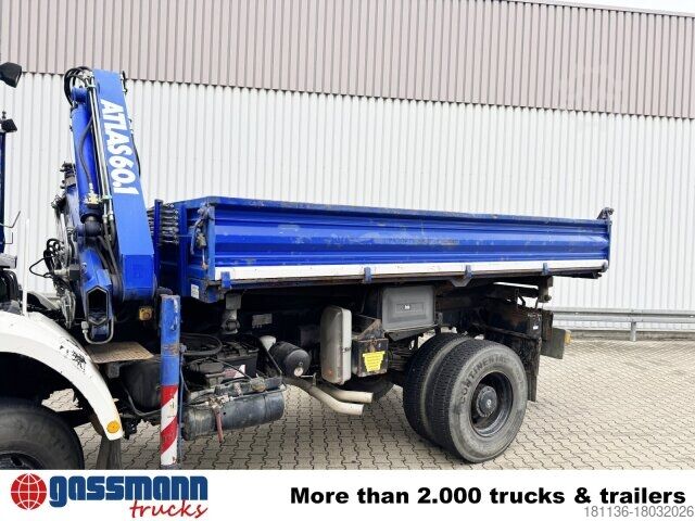 Kipper LKW Mercedes-Benz SK 1922 AK 4x4 mit Kran Atlas AK 60.1, EX-THW!