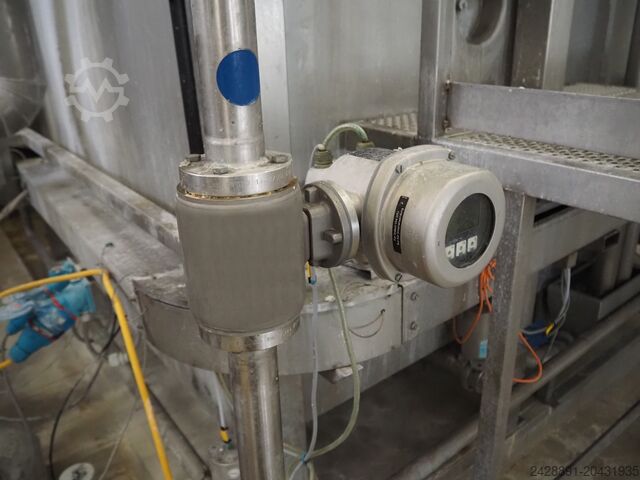 CIP-Anlage, Tank, Pumpen, Wärmetauscher Westfalia Separator AG, Hilge, Endress + CIP-TANK 3000 L, EURO-HYGIA-B-SUPER-II