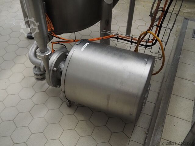 CIP-Anlage, Tank, Pumpen, Wärmetauscher Westfalia Separator AG, Hilge, Endress + CIP-TANK 3000 L, EURO-HYGIA-B-SUPER-II