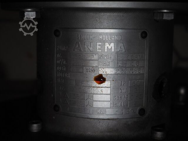 CIP-Anlage, Tank, Pumpen, Wärmetauscher Westfalia Separator AG, Hilge, Endress + CIP-TANK 3000 L, EURO-HYGIA-B-SUPER-II