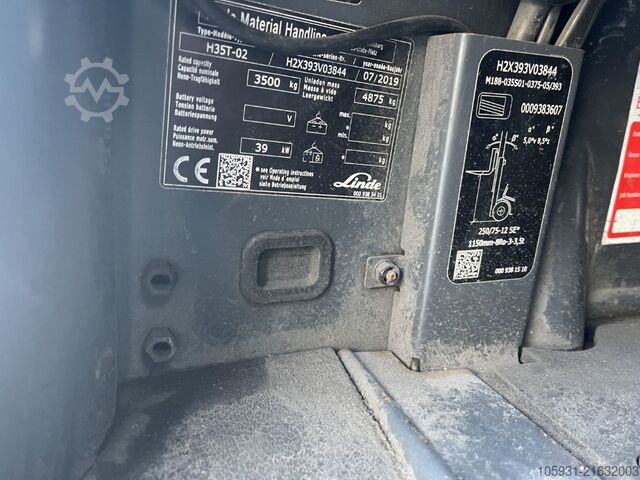 Treibgasstapler Linde H35T-02