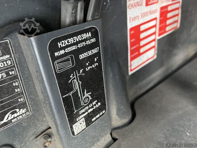 Treibgasstapler Linde H35T-02