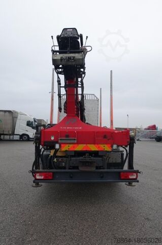 Holztransporter LKW DAF FAT XF 510 MIT PENZ LADEKRAN 15Z8.70 INKL. HOLZGREIFER 6X4