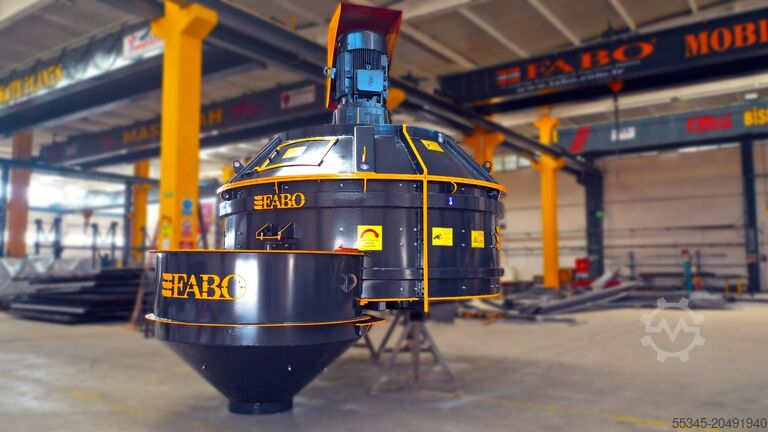 Betonmischer FABO Concrete planetary mixer Concrete planetary mixer