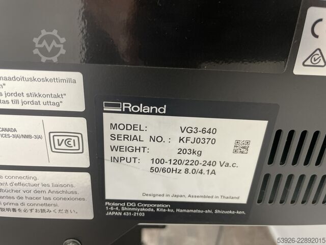 Großformatdrucker Roland TrueVis VG3-640
