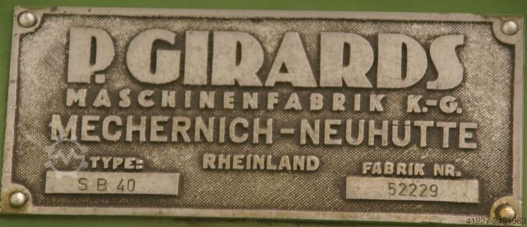 Standbohrmaschine MK4 Girards SB40