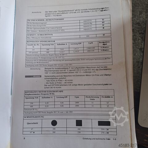 Band saw MEP Shark 332 CCS Hydra
