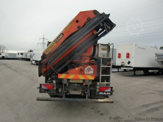 Three-sided tipper truck MAN TGA 33.430 6X4 KIPPER, MANUEL, E4 PALFINGER BLATT-BLATT